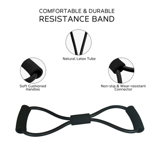 Extenseur de Poitrine <span class=keywords><strong>8</strong></span> Mots Entraînement Muscle Fitness Bandes Élastiques en Caoutchouc TPE Matériel Fitness Résistance Corde pour Exercice Sportif - Product Image 5