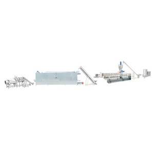 Ligne de production d'aliments secs pour chiens avec mélangeur, extrudeuse, sécheuse et machine d'enrobage pour un traitement complet des croquettes riches en nutriments - Product Image 1