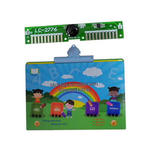 <span class=keywords><strong>Livre</strong></span> électronique pour enfants en apprentissage précoce, jouet interactif avec fonction <span class=keywords><strong>de</strong></span> clic et lecture sonore, avec batterie externe, carte <span class=keywords><strong>de</strong></span> circuit imprimé, fournisseur <span class=keywords><strong>de</strong></span> cartes <span class=keywords><strong>de</strong></span> circuit imprimé OEM - Product Image 2