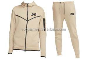 メンズスポーツウェアカスタマイズ秋スウェットメンズツーピースジョギングスーツメーカー卸売 - Product Image 4