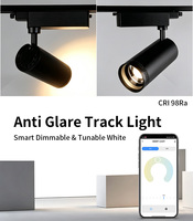 Rail lumineux intelligent à LED flexible pour intérieur, compatible Zigbee et application Tuya, intensité réglable, pour usage résidentiel, commercial et hôtelier