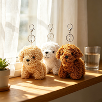 Porte-clés personnalisés en peluche douce et mignonne en forme d'animaux, porte-clés en peluche personnalisés