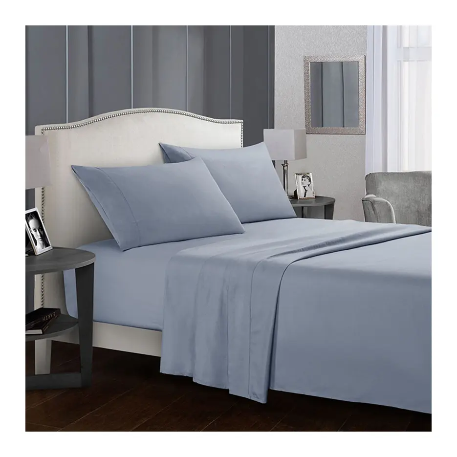 Hoogwaardig Bed Quilt Hoes Hot Sale Zacht Gezellig Laken Aangepaste Sprei Verschillende Kleuren Microfiber Beddengoed Set