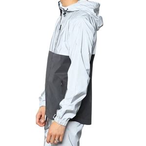 Custom Sweatsuit Contrast Color Embroidery Zip Up Jacket <b>Jogger</b> Set <b>Nylon</b> Sweat Pant Windbreaker Tracksuits For Men - Product Image 4