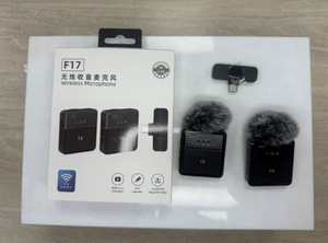 ไมโครโฟนไร้สายแบบหนีบปกเสื้อ <span class=keywords><strong>F17PRO</strong></span> - ไมโครโฟนไร้สายคู่ - ไมโครโฟนสำหรับบันทึกวิดีโอบนโทรศัพท์มือถือ - Product Image 6