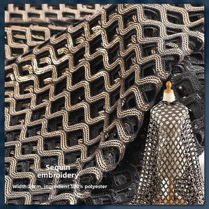 Vestido <span class=keywords><strong>de</strong></span> <span class=keywords><strong>malla</strong></span> con encaje y parte inferior hueca para niñas, con lentejuelas <span class=keywords><strong>de</strong></span> rombos y cuentas bordadas, 100% poliéster, tela Challie, novedad primavera-verano - Product Image 1