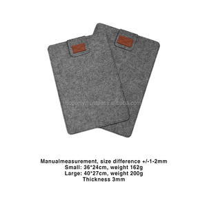 Maletín para Portátil de Fieltro Gris Oscuro Impermeable Personalizado, Portadocumentos de Fieltro, Fundas para Portátil para Oficina y Negocios - Product Image 3