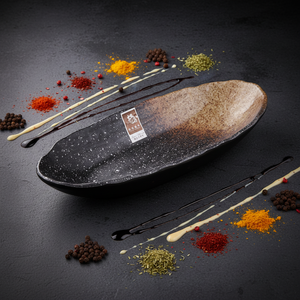 Alta calidad 100% vajilla de <span class=keywords><strong>melamina</strong></span> Barco de plátano de moda en forma de diseño de placa - Product Image 4