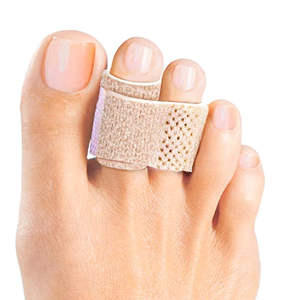 Welnove 6 Adet Yastıklı Tekstil Çekiç Burun Düzleştirici Atelleri, Eğri, Üst Üste Gelen ve Kırık Ayak Parmaklarını Düzeltmek İçin - Yetişkin Kullanımı - Product Image 1