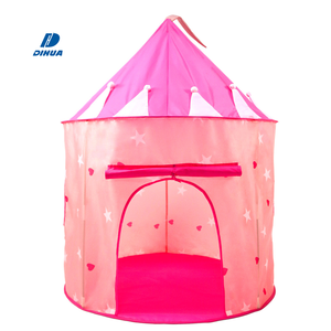 Tente de jeu pour enfants Château de princesse qui brille dans le noir, tente de jeu pop-up pour enfants, pliable, pour une utilisation en intérieur et en extérieur - Product Image 1