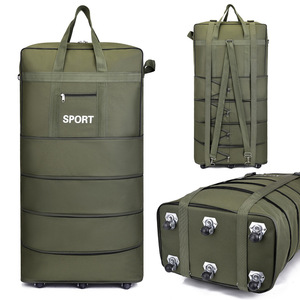 Sac de transport pliable pour compagnies aériennes 158, sac à dos de travail grande capacité, sac de rangement surdimensionné pour homme, sac de sport en tissu Oxford à cordon - Product Image 5