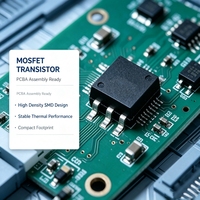 Transistor semi-conducteur DMN3032LFDBQ-7, puce emballée DFN2020-6L pour l'assemblage de cartes de circuits imprimés