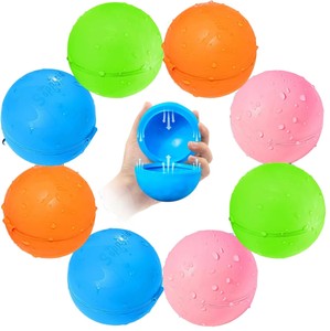Idea de Producto: Paquete de Globos de Agua Recargables, Globos Autosellables, Globos de Agua de Silicona, Juguetes de Verano para Exteriores - Product Image 3