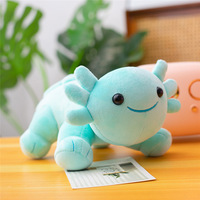 Bantal Boneka Axolotl Kustom, Mainan Hewan Isi Lembut, Bantal Tidur untuk Hadiah Anak dan Dekorasi Kamar Tidur Grosir 30cm