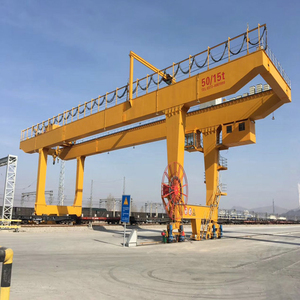 Grúa de Elevación Montada sobre Rieles de Alta Calidad, Grúa Pórtico de Doble Viga de 16t, 20t, 30t, 50t - Product Image 1