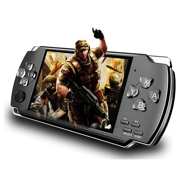 Handheld Wireless Portable Game Player for X6 4.3 Inch 8GB Built-in 2000 Games with Vibration Motor-Retro Video Game Console