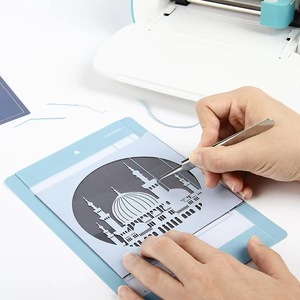 Tapis de découpe YS pour <span class=keywords><strong>Cricut</strong></span> Joy 4,5*6,25 pouces, adhésif durable, bleu, pour loisirs créatifs et quilting, accessoires - Product Image 4