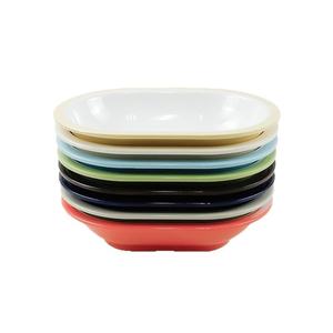 Plato de comida rápida desechable de melamina de borde ancho de dos tonos personalizado plato de desayuno pequeño para restaurante fiesta diseño moderno para tienda - Product Image 1