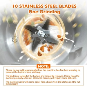 Machine à <span class=keywords><strong>lait</strong></span> de soja électrique automatique 1L Mélangeur multifonctionnel pour cuisine domestique Machine à <span class=keywords><strong>petit</strong></span>-<span class=keywords><strong>d</strong></span>éjeuner Centrifugeuse chronométrée - Product Image 6