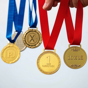 Fabriqué <span class=keywords><strong>en</strong></span> Chine conception personnalisée 3D métal cerise Champions Football volley-ball et Taekwondo sport <span class=keywords><strong>ange</strong></span> <span class=keywords><strong>or</strong></span> alliage médaille vierge - Product Image 6