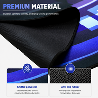 Tapis de chaise de gamer personnalisé imprimé, tapis de sol de jeu personnalisé pour les produits promotionnels des équipes d'e-sport