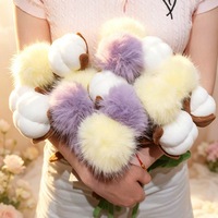 Jouets en peluche personnalisés en forme de fleurs réalistes : roses, tournesols, lys, pissenlits, camomilles – Plantes en peluche décoratives à tenir en main