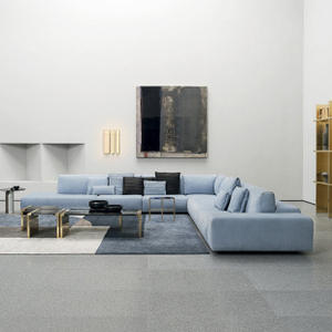 Muebles Modernos de Alta Calidad para Sala de Estar, Mesa de <span class=keywords><strong>Centro</strong></span> de Vidrio Templado con Patas de Acero Inoxidable, Garantía de 2-5 Años, Origen China - Product Image 4