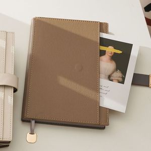 Personalized A5 <strong>Notebook</strong> Soft Touch PU Leather Journal with Magnet Closure and Card Pocket for Business Writing - Product Image 6