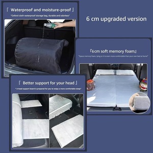 Colchoneta de Espuma Viscoelástica Mejorada para Dormir, Colchón Plegable Portátil para Coche Tesla Model X <span class=keywords><strong>Y</strong></span> con Bolsa de Almacenamiento - Product Image 5
