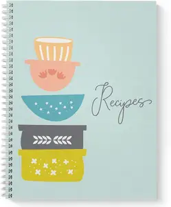 मायवे स्पाइरल रेसिपी बुक नोटबुक उपहार विचार के लिए सॉफ्टकवर रेसिपी व्यंजन ब्राइडल शावर ग्रेजुएशन अपनी खुद की रेसिपी में लिखें