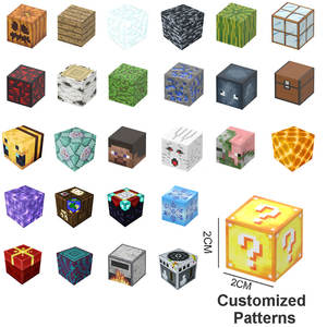 Bloques de Construcción Magnéticos Estilo Mine Cube Craft con Patrones Personalizados Juguetes Montessori Rompecabezas <span class=keywords><strong>3D</strong></span> - Product Image 6