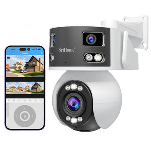 SriHome 8MP WIFI IP fotocamera tre lenti supporta forma umana e modello di auto e riconoscimento di fiamma per la sicurezza esterna - Product Image 1