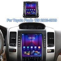 Radio Estéreo para Toyota Prado 120 con GPS Integrado, CarPlay, Mirror Link, WiFi, Reproductor MP3, Audio de Alta Resolución, DSP, CD, Cámara de Reversa y DVR
