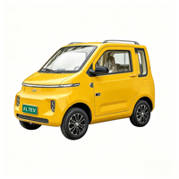 Voiture électrique mini pour l'Europe, certifiée L6e, véhicule électrique moderne à quatre roues avec cabine confortable et expérience de conduite intelligente