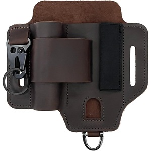 EDC Multi-functional <strong>Tool</strong> <strong>Kit</strong> Portable Leather <strong>Tool</strong> Storage Waist <strong>Bag</strong> - Product Image 1