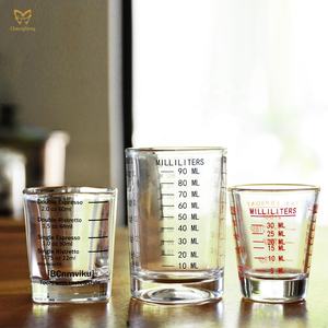 Set di bicchierini da 1.5oz per <span class=keywords><strong>espresso</strong></span> con base pesante, bicchierini da liquore stampati - Product Image 3