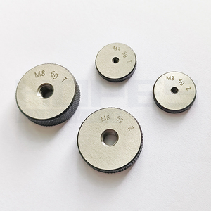 Metric 6g M0.8-M18 Go NoGo <strong>Thread</strong> Ring <strong>Gauge</strong> with Coarse Fine Pitch for ISO DIN GB Screw Bolt Inspection Tools - Product Image 3