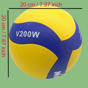Ballon <span class=keywords><strong>de</strong></span> <span class=keywords><strong>volley</strong></span>-ball Premium Custom PU Mikasas V200W, bonne élasticité, confort <span class=keywords><strong>de</strong></span> préhension, entraînement, match. - Product Image 6