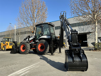 Nouveautés EVERUN ERB100 Chargeuse multifonction 2500 kg avec godet articulé et mini-pelleteuse frontale