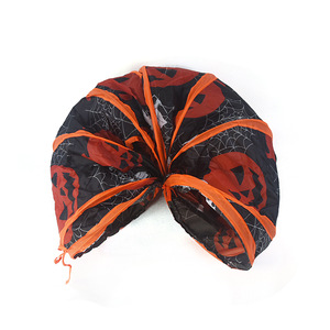 Tunnel pliable pour chat sur le thème d'Halloween, <span class=keywords><strong>tube</strong></span> de jeu pliable en forme de S pour animaux de compagnie, idéal pour les fêtes de Noël des chatons - Product Image 3