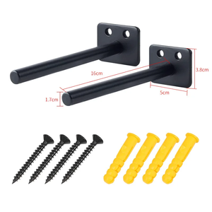 Soporte para Estante Flotante, para Sala de Estar, Soportes Ocultos de Acero Inoxidable para Montaje en Pared, Resistentes, con Tornillos - Product Image 5