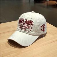 Casquette Boxy personnalisée non structurée avec patchs brodés Casquette Boxy en coton à cinq panneaux