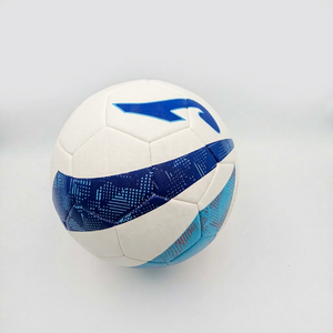 Balón de Fútbol Resistente JNA Group, Negro y Blanco con Patrón de Estrellas Azules y Verdes Neón, para Entrenamiento, 0.41-0.45 kg - Product Image 1
