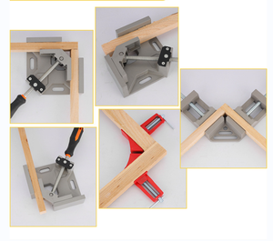 Nhiệm vụ nặng nề đơn tay hợp kim nhôm 90 độ góc bên phải kẹp với điều chỉnh Swing hàm - Product Image 5