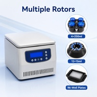 Centrifugeuse de table professionnelle pour traitement PRP, 4x250ml, 6000 tr/min, rotor angulaire en acier inoxydable, 5474xg RCF, écran tactile, centrifugation rapide
