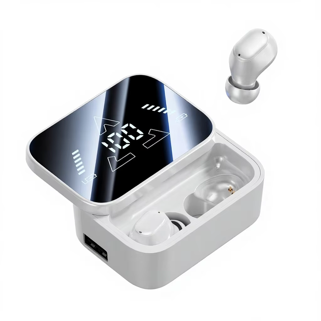 M149 Mirror-Finish Design TWS Wireless Earbuds 2026 New Model Mini In-Ear Gaming LED Digital Display for 6.0 20h Playtime