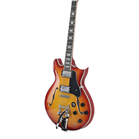 Guitare basse électrique professionnelle de style cool, corps en érable, manche en acajou, 6 cordes, pour le rock et le jazz