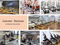 Reformer Pilates en bois d'érable avec demi-tourneuse pour équipement de fitness à domicile, favorisant la force du tronc et la flexibilité