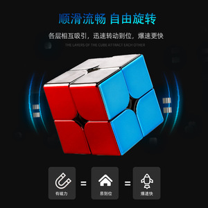 Cubo Magnético de Velocidad Sengso 2x2x2, Juguete de Rompecabezas Profesional para Competición, para Mayores de 6 Años - Product Image 3