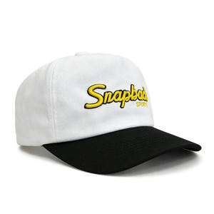 Gorra de Béisbol de Lujo Negra y Blanca con Bordado 3D, Ligera, Resistente al Viento, Personalizada, Unisex, para Adultos, de Tela de Poliéster Twill - Product Image 3